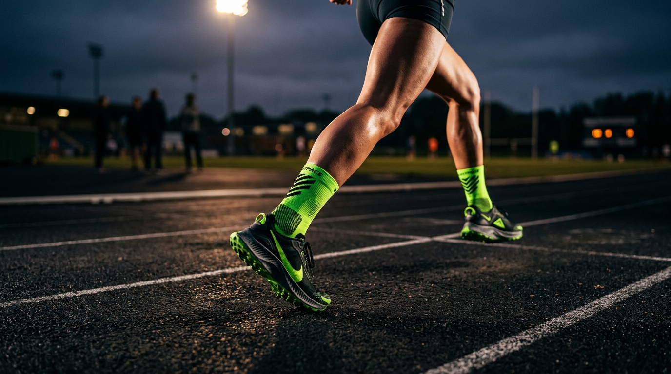 Atleta Kevori Meias em Ação